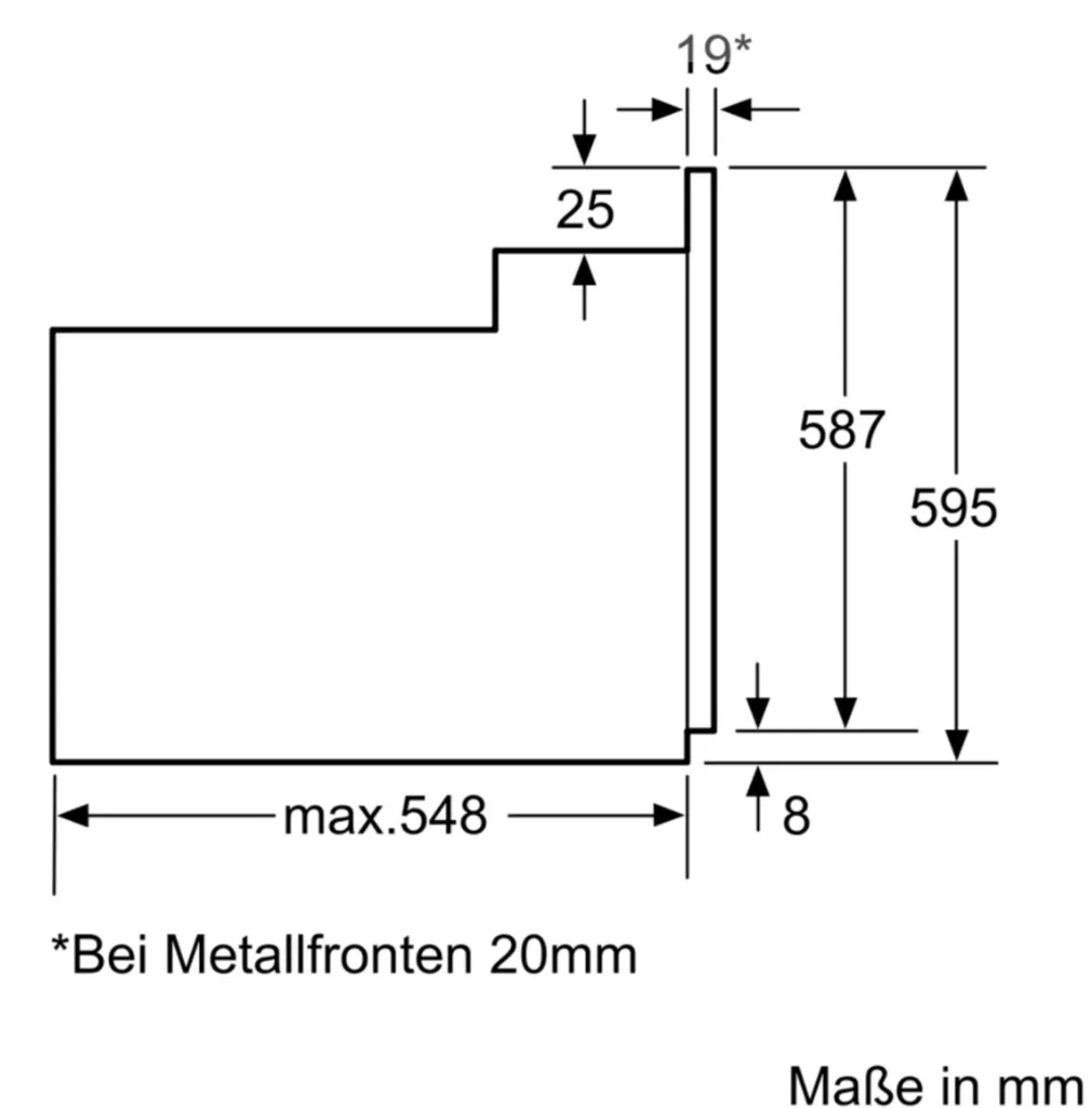 Bosch Backofen HBF134 Teleskopauszug, EcoClean Direct 60 Cm – Bild 6