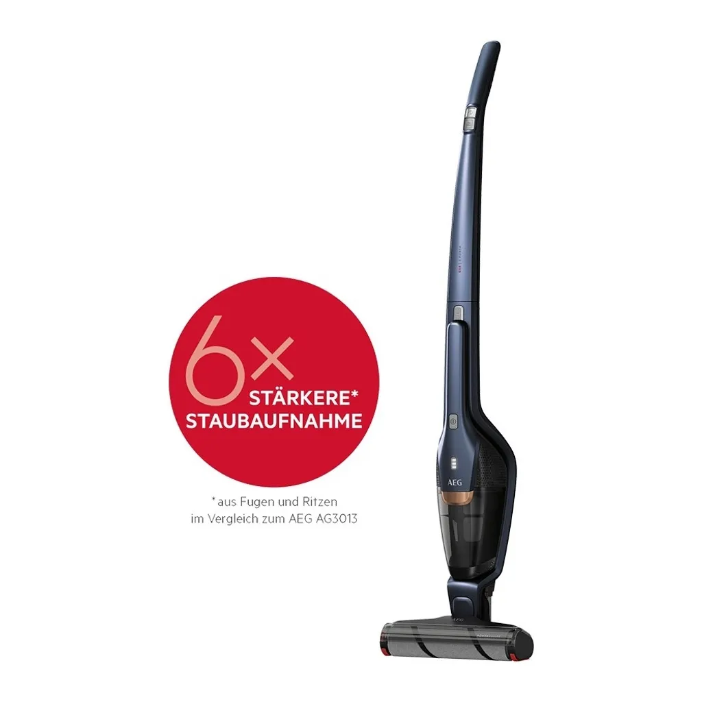 AEG QX8-1-45IB 900277412, Indigo Blau Metall, Akku-Stielsauger, Trockensauger – Bild 2