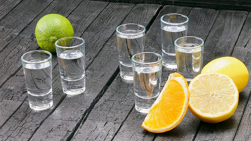 SCHLOSSEREI BAYERWALD Schnapsgläser Set 6 Stück Je 28 Ml - Shotgläser Wodka Schnaps Tequila Grappa - Transparent 7 Cm Höhe – Bild 5