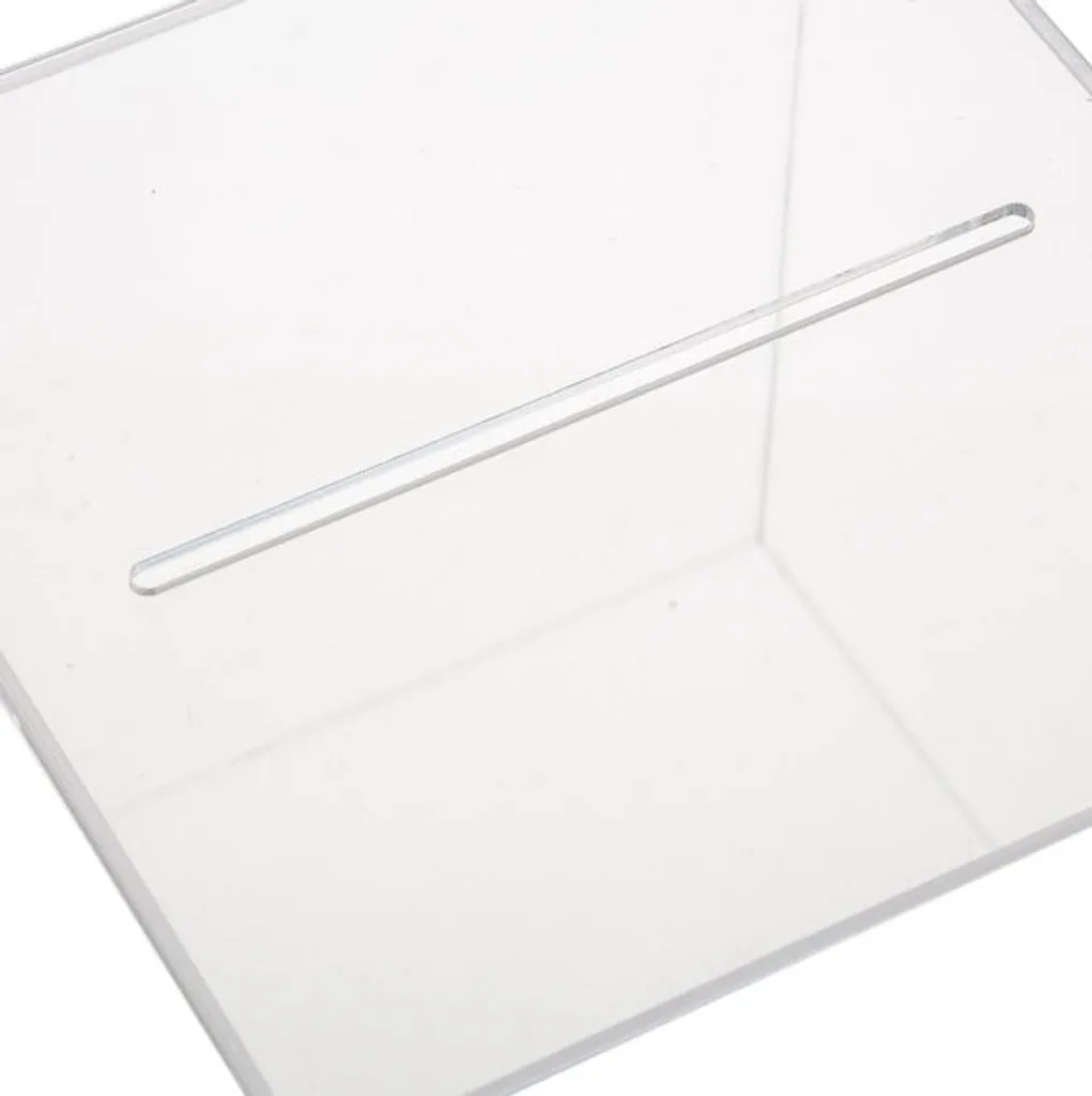 EH Design Losbox Aus Acryl Mit Abnehmbarem Deckel 25 X 25 X 25 Cm – Bild 3