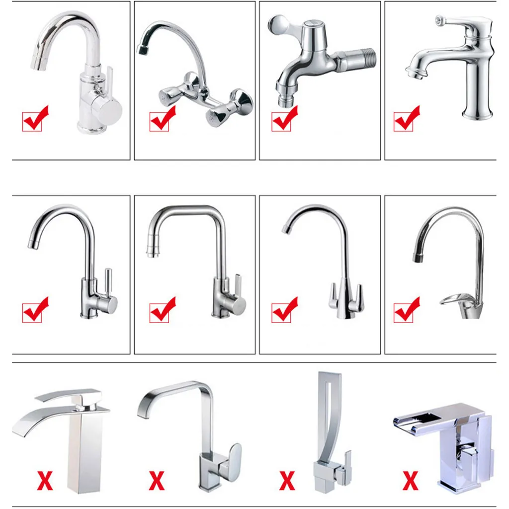 YisibaihTao Aktivkohle Wasserhahn Wasserfilter, Wasserhahn Wasserfilter, Universal Interface Home Küche Wasserhahn, Küchenarmatur Filter – Bild 3