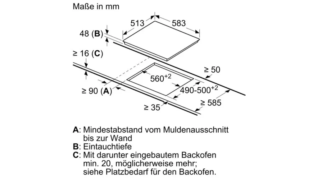Bosch PKE645BB2E Ceranfeld SCHOTT CERAN® Kochfeld Edelstahlrahmen – Bild 4