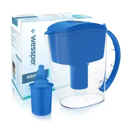 Wessper, Tischwasserfilter, Alkalisches Wasser 7-stufigen Filtrationssystem 3.5L Blau