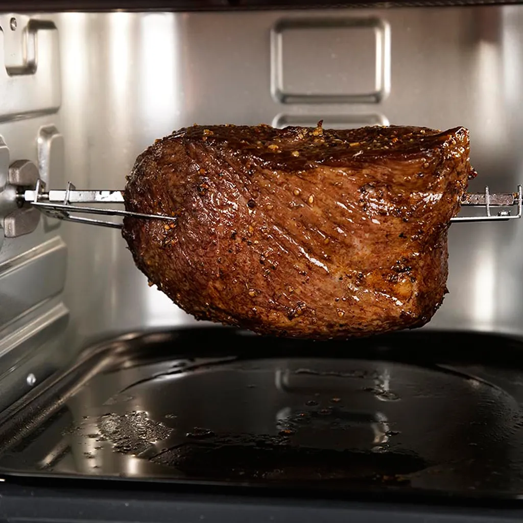 ISL GmbH Starlyf® Air Oven XXL – 12 Liter Heißluftfriteuse Mit 10 Programmen Und Rotisserie-Funktion, Drehspieß, LED Display Mit Touch Screen, 1700 Watt , Ohne ÖL - Airfryer, Heißluft, Fritteuse, Heißluftofen, Backofen, Dehydrator, Grill – Bild 14