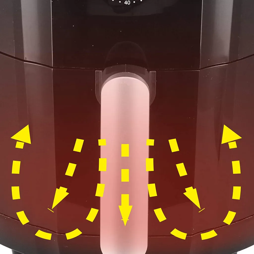 Heißluft-Fritteuse Emerio AF-122706 Air-Fryer 3 Liter Schwarz – Bild 5