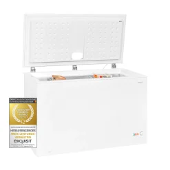 Exquisit Gefriertruhe GT320-030D Weiss | 300 L Nutzinhalt | Weiß
