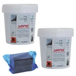 SANIT Reinigungstabs 3056, Spülkastenwürfel WC-Tabs 2 X 10 Stück
