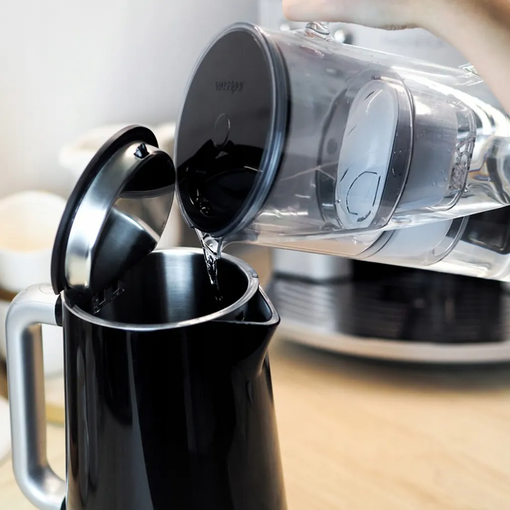 Glas Wasserfilter Wessper 2,5 L Mit 10 Filterkartuschen, Kompatibel Mit Brita Maxtra Schwarz – Bild 6