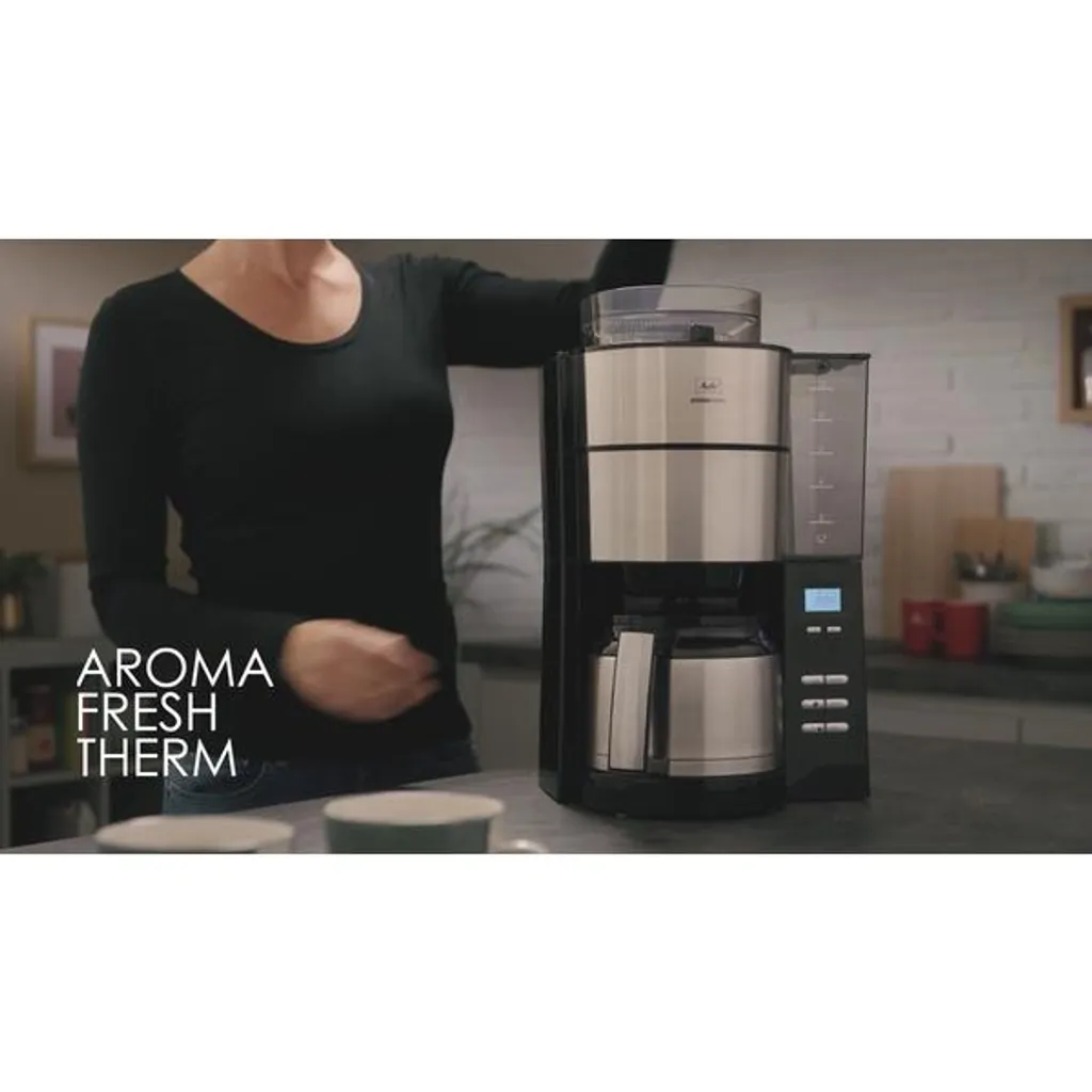 Melitta Aroma Fresh Therm - Kaffeemaschine - Edelstahl/schwarz – Bild 16
