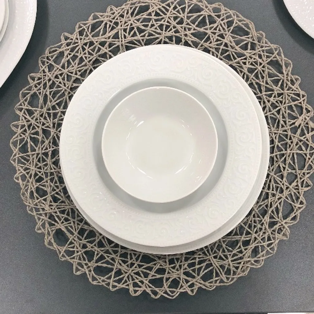 Kütahya Porselen 83 Teilig Acelya Tafelservice Porzellan Essservice 12 Personen – Bild 24