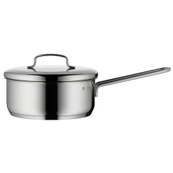 WMF Mini Stielkasserolle 16 Cm, Klein, Metalldeckel, Kochtopf 1,2l, Kleiner Topf Für Singlehaushalt, Cromargan Edelstahl Poliert, Induktion, Stapelbar, Ideal Für Kleine Portionen