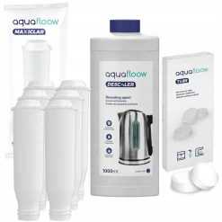Aquafloow Set Für Nivona/Krups Kaffeemaschinen: 6x Ersatzfilter Universal Entkalker/ Reinigungstabletten