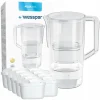 Wessper AquaMax Basic 2.5L Karaffe Filtrante + 10x Cartouche Filtrante En Blanc