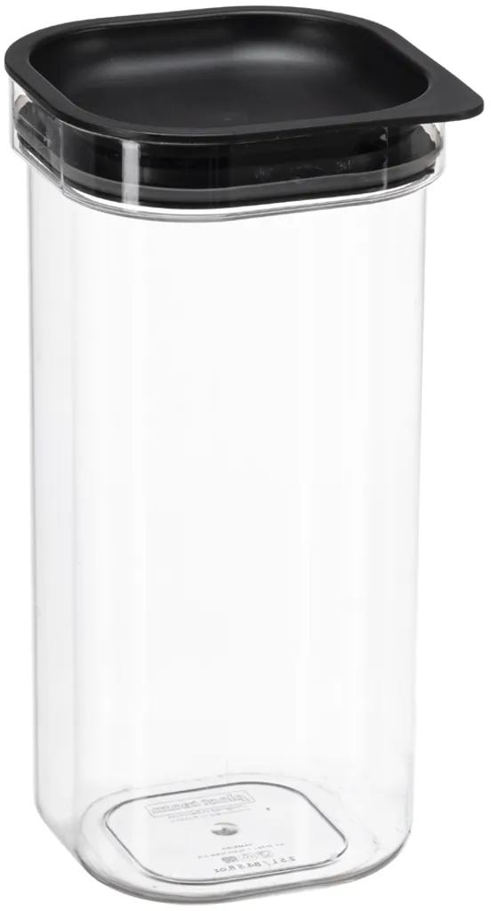 PLAST TEAM Vertriebs GmbH Plast Team Trockenvorratsdose Hamburg 1,6 Liter Quadratisch – Bild 3