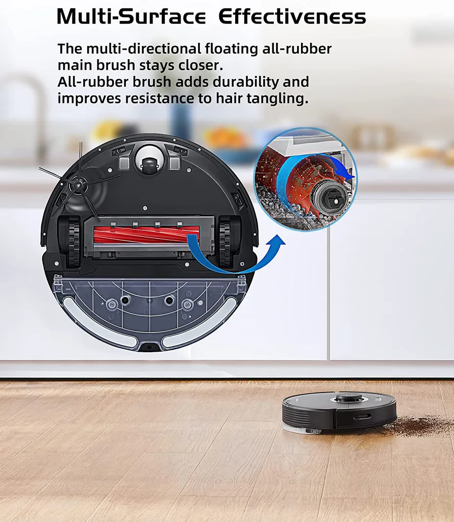 Roborock Q7 Max Staubsauger Saugroboter Kehrroboter 4200Pa Sonic LiDAR EU Schwarz (S5 MAX Update) – Bild 9