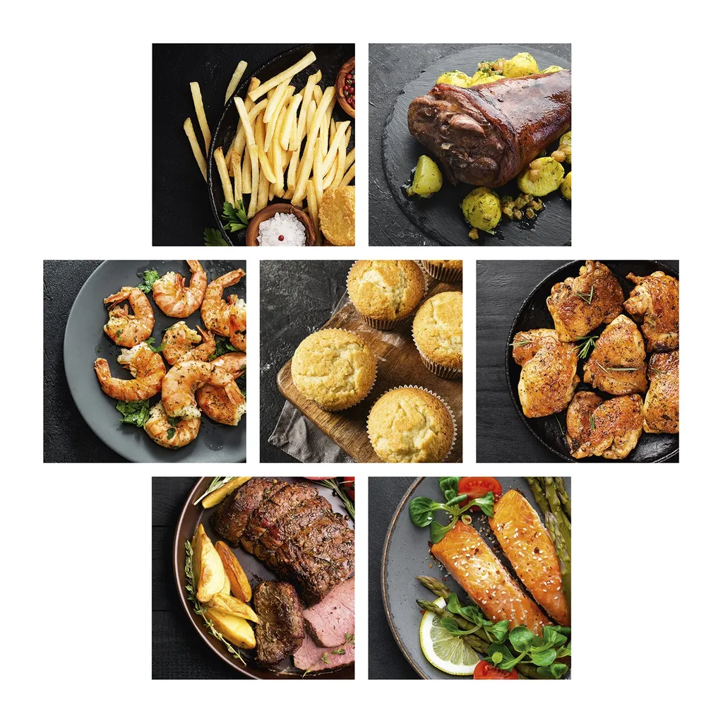 Maxxworld N8WERK Heißluft-Fritteuse In Der Midnight Edition Fritteuse Heißluft Fritteuse Airfryer Pommes 5L Ofen XL Digital Touch Display – Bild 7