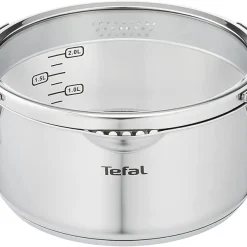 Tefal NORDICA Kochtopf Mit Glas-Siebdeckel Induction °24cm 5L H85224