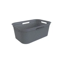 ROTHO Wäschekorb 41 L BRISEN, Farbe:Anthrazit