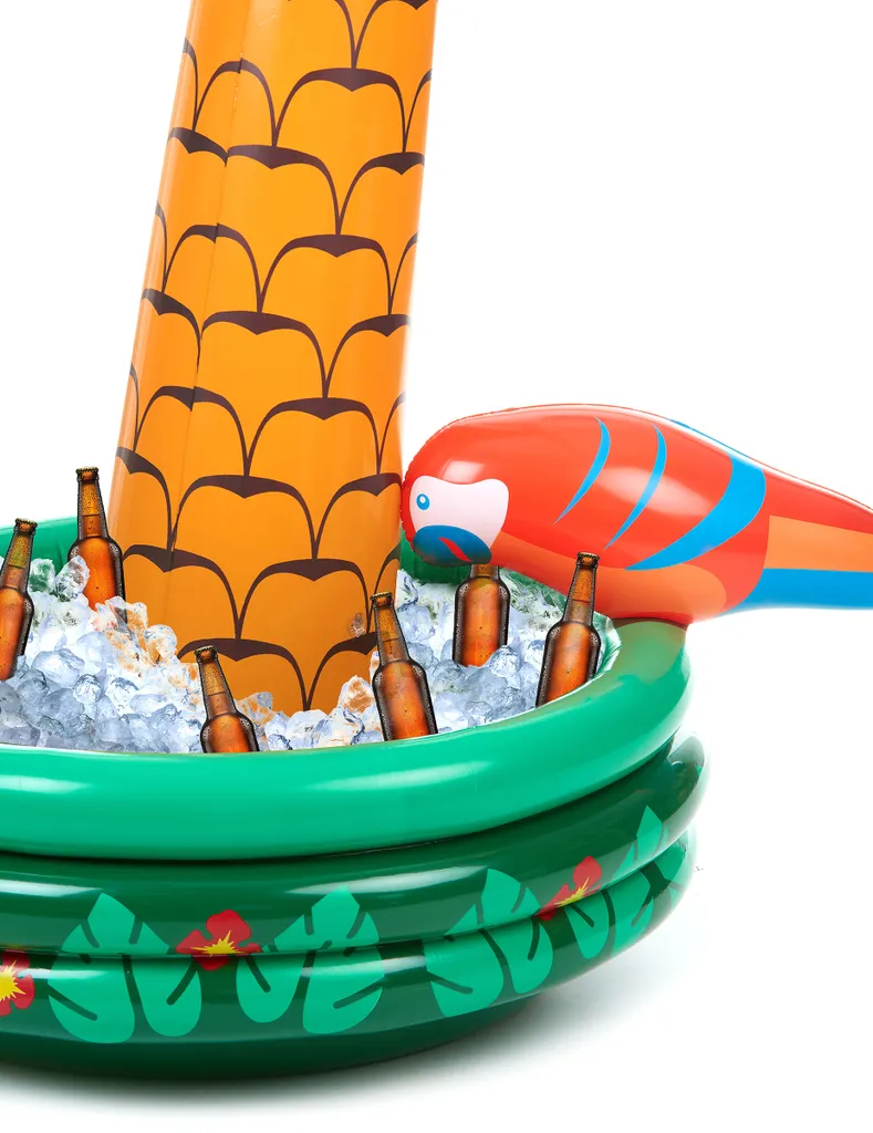 Wonderful Aufblasbare Palme Getränkekühler Grün-braun – Bild 2