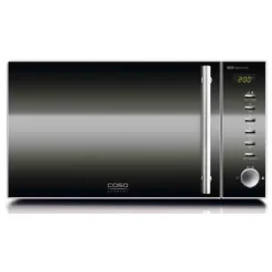 Caso 3315 M20 Mikrowelle Schwarzglas/Edelstahl