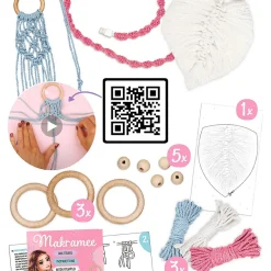 Depesche Spielwaren TOPModel Macramee Bastel-Set Knüpfsets Basteln & Kreativitätsspielzeug Freundschaftsarmbänder