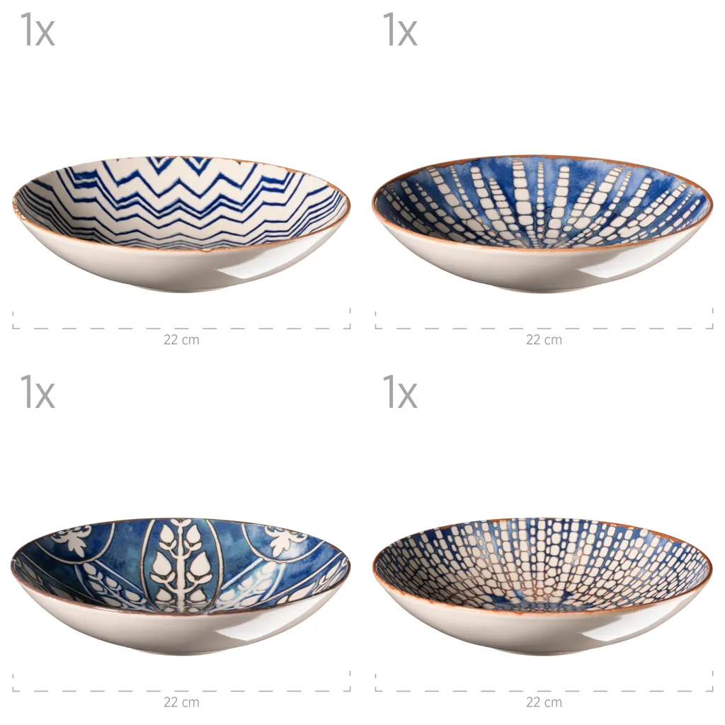 Maeser Tafelservice, Steinzeug Tafelservice, Steinzeug Iberico Blue Mäser – Bild 4