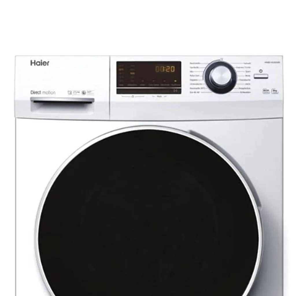 Haier HW80-B16636N Waschmaschine 8kg 1.600 (U/min) Direct Motion Motor Vollwasserschutz – Bild 2