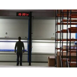 Perel LED-Wanduhr 83x23 Cm Schwarz