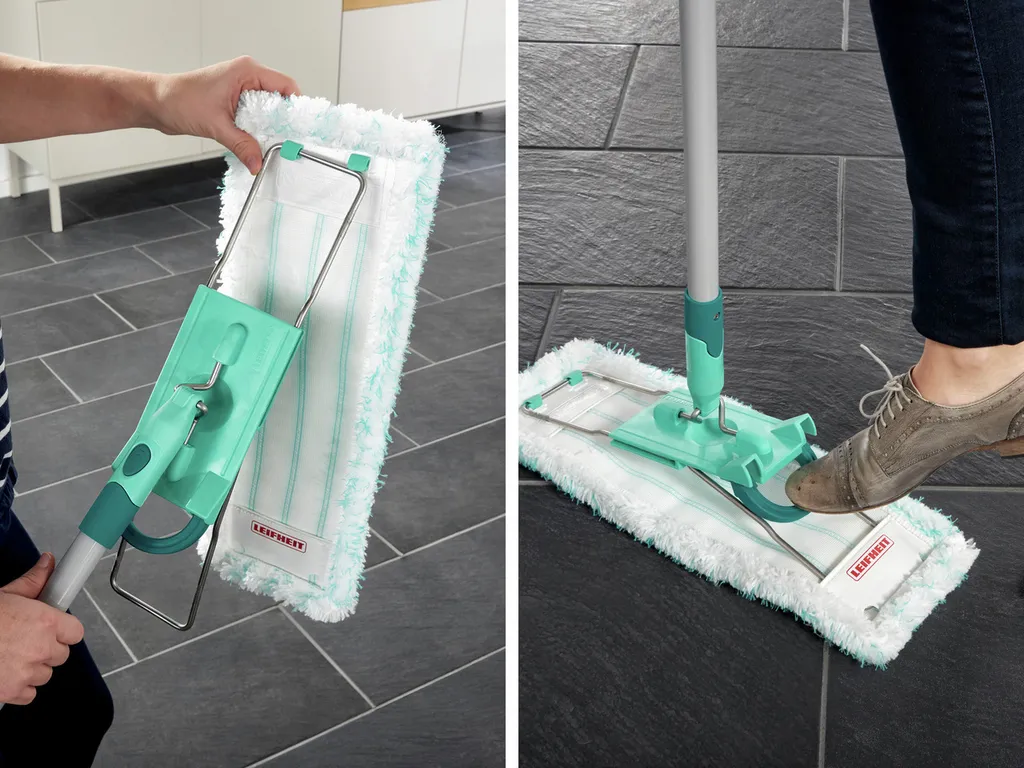Leifheit Bodenwischer Profi XL Micro Duo Mit Stahlstiel – Bild 3