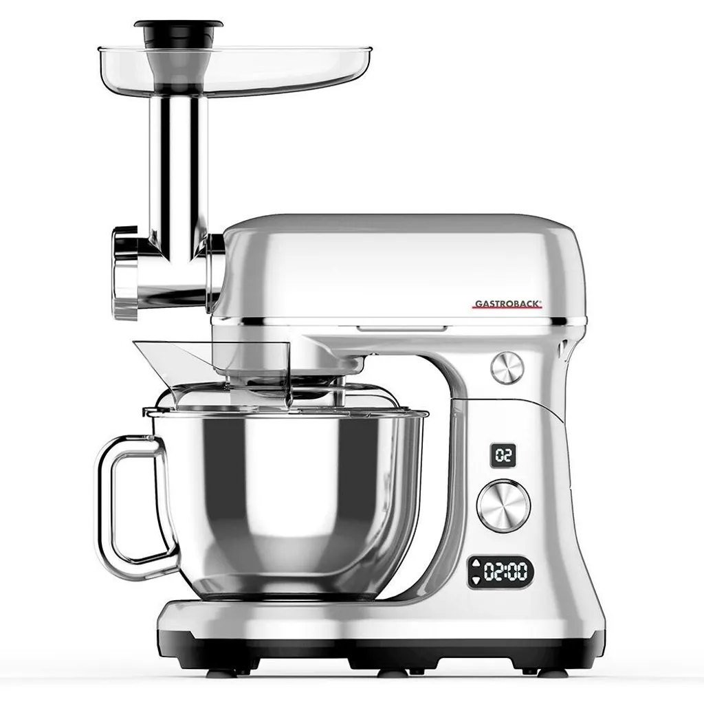 Gastroback 40977 Küchenmaschine Design Advanced Digital 600W Puls LCD-Display – Bild 4