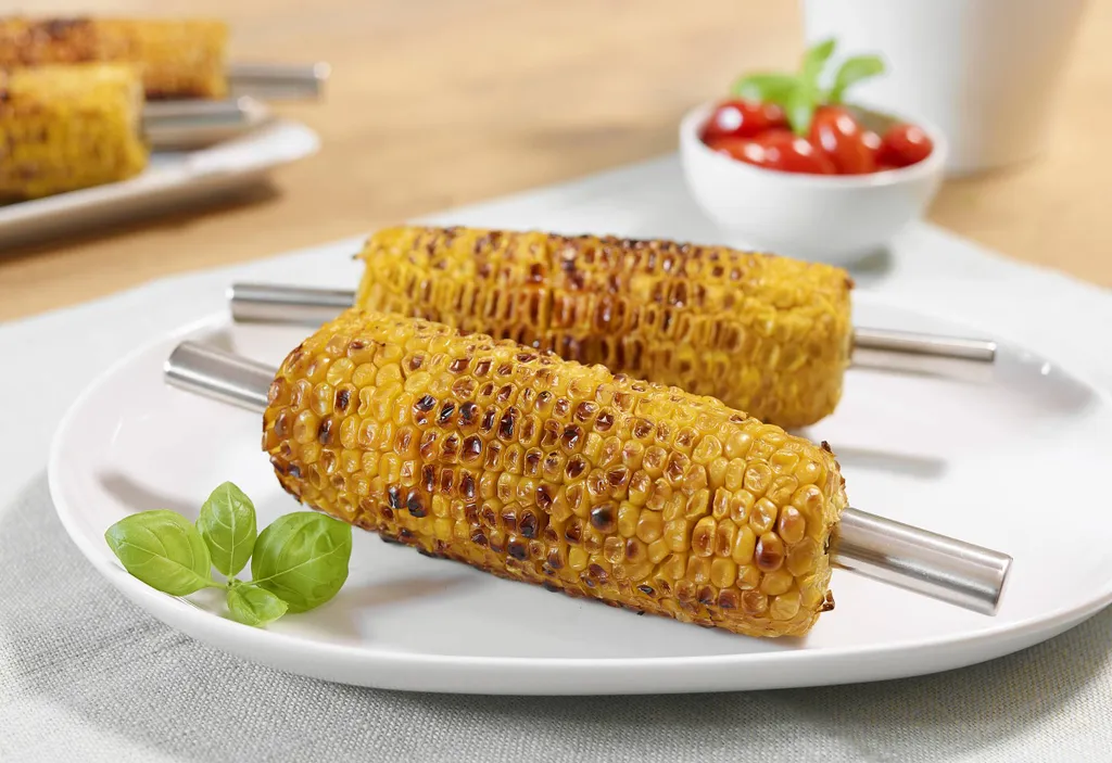 Mato Gemüse-/Maiskolben-Halter, 8er Set Aus Edelstahl – Bild 3