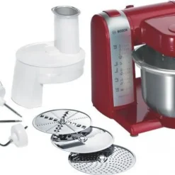 Bosch MUM 48R1 Multifunktions Küchenmaschine Rot/silber