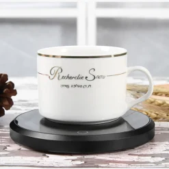 Mmgoqqt Tassenwärmer, Getränkewärmer, Kaffeewärmer Mit Warmhalteplatte Für Tee, Kaffee, Milch, Kaffeewärmer Mit Eurostecker Für Büro Und Zuhause