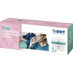 BWT Water + More BWT 814453 3er Pack +Zink Magnesium Mineralized Water