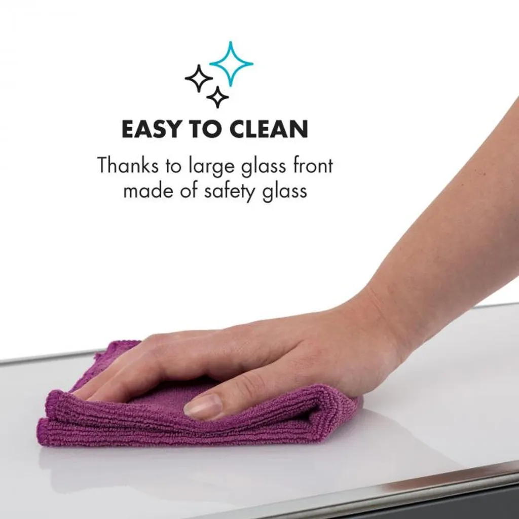 Klarstein Gotland Konvektorheizung 600/900/1500W Glasfront Standgerät Weiß – Bild 5