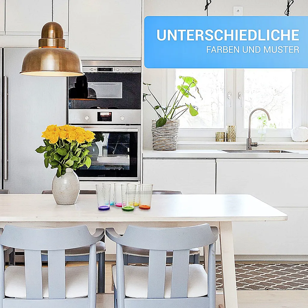 Astor24 6 X Trinkglas Bunt Wasserglas Wassergläser Trinkgläser Glas Gläser Saftglas – Bild 5