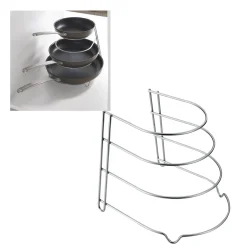 Metaltex Bratpfannenablage Bratpfannenhalter Canyon Pfannengestell 362004039