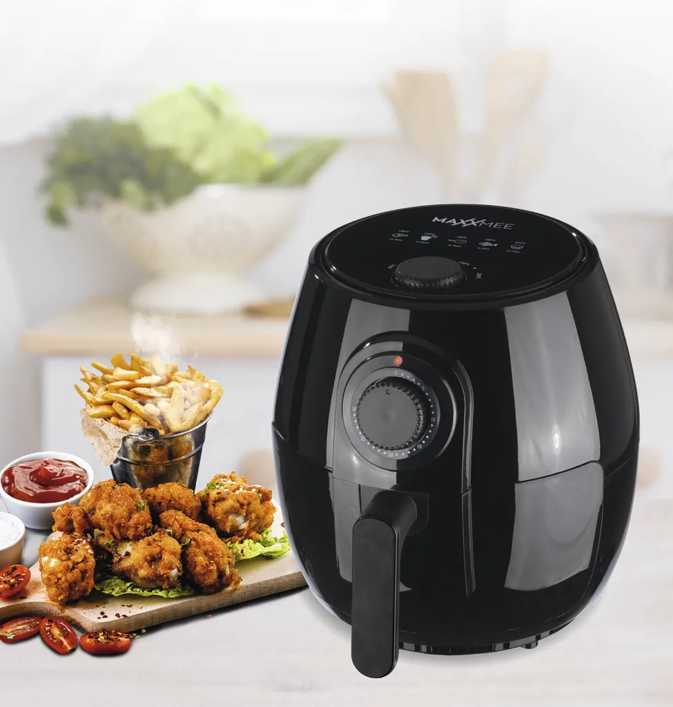 Maxxworld MAXXMEE Heißluft-Fritteuse - 4 L Fassungsvermögen - Schwarz – Bild 13