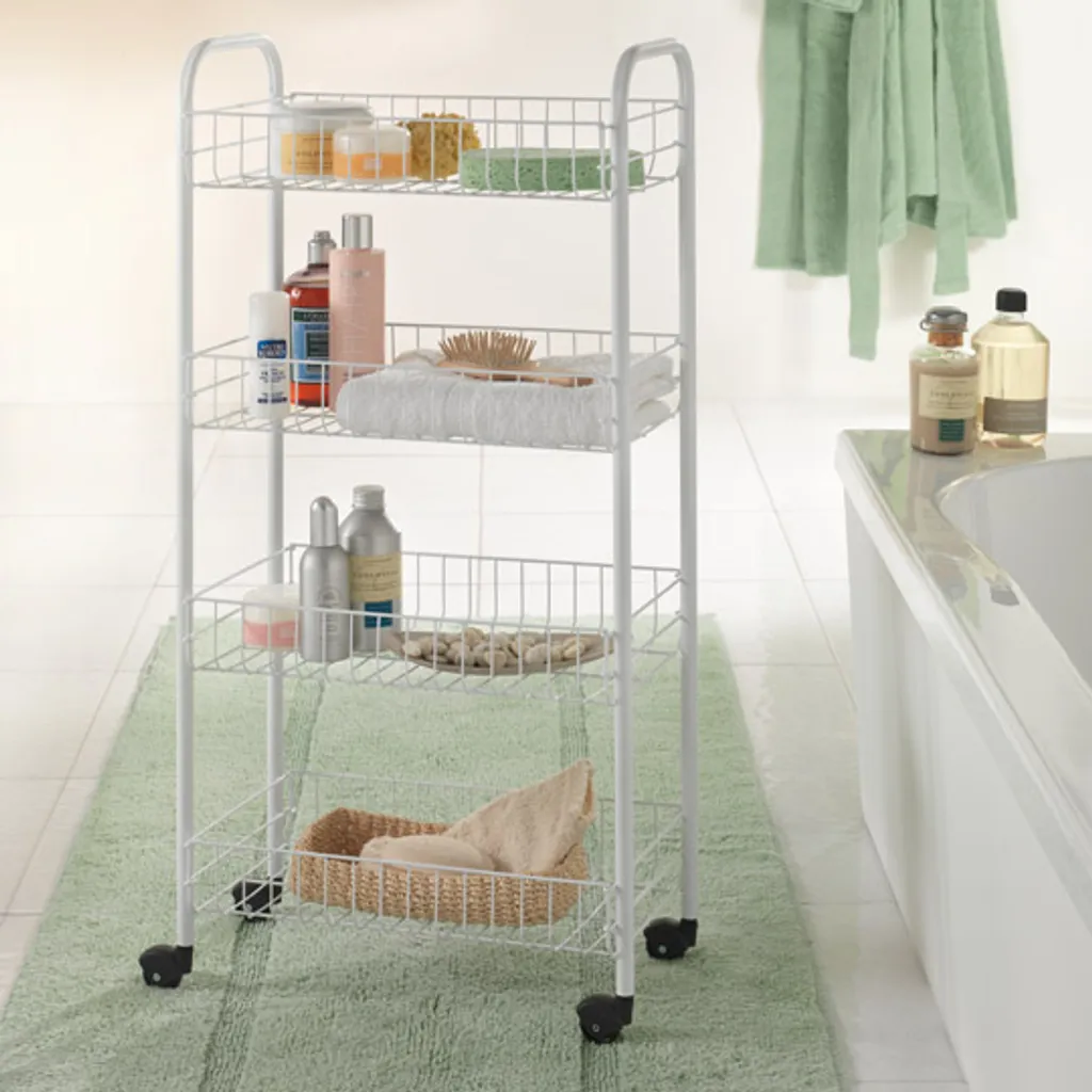 Metaltex Servierwagen Mit 4 Körben Pisa Weiß – Bild 6