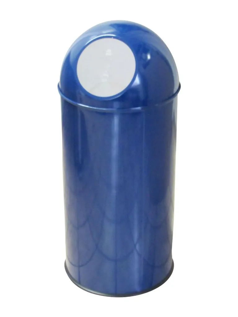 Helit Mülleimer Abfalleimer PUSH-Double 30Liter Blau