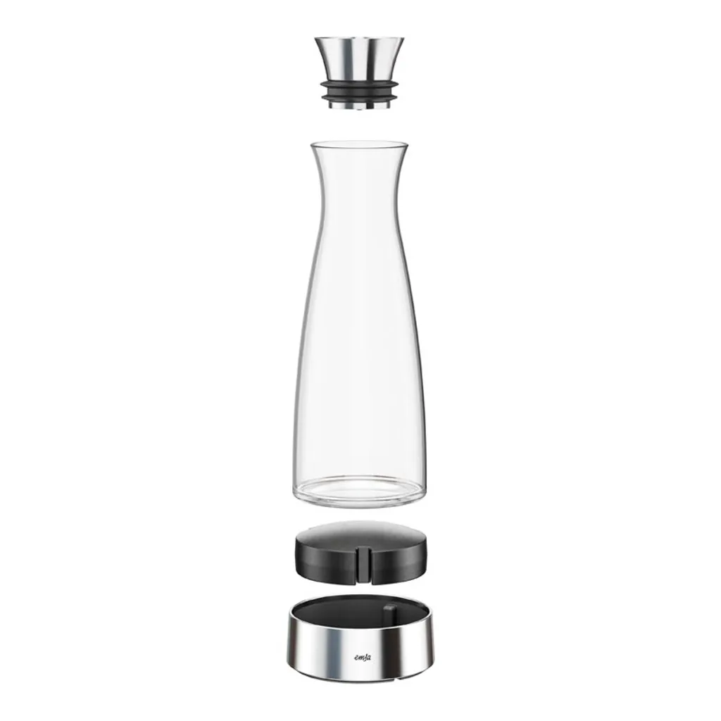 Emsa Kühlkaraffe FLOW Slim 1,0 Liter Glas / Edelstahl – Bild 16
