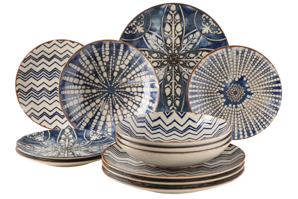 Maeser Tafelservice, Steinzeug Tafelservice, Steinzeug Iberico Blue Mäser
