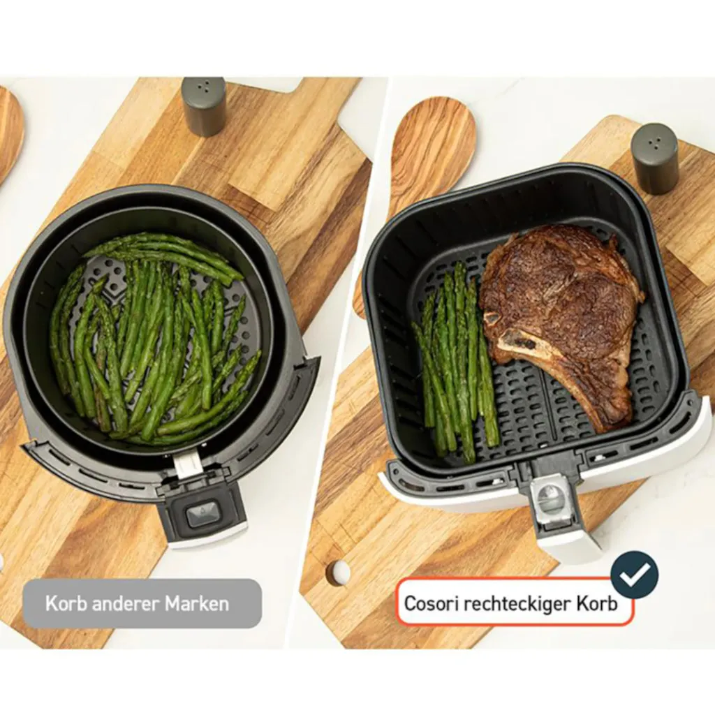 Cosori Premium 5,5-Liter Heißluftfritteuse Mit Spießgestell, Schwarz – Bild 19