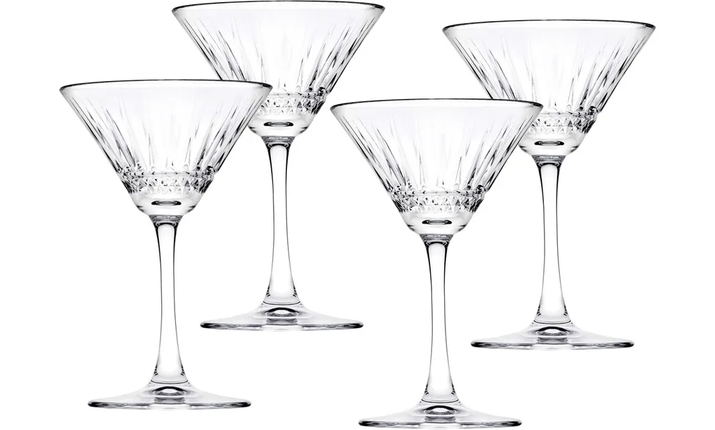 Pasabahce Martini Glas Elysia 22cl - 4 Stück - Cocktailglas