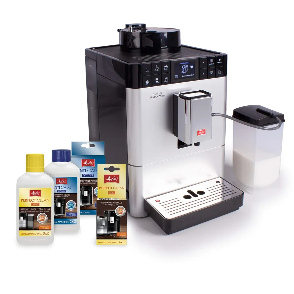 Melitta Caffeo Varianza CSP F570-101 Kaffeevollautomat Mit Milchbehälter, One Touch Funktion - Silber – Bild 7