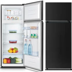 PKM Kühl-Gefrierkombination Kühlschrank GK 212.4 N3 B Schwarz 206 L 4****