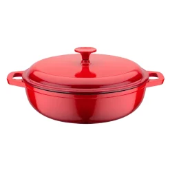 GSW Shadow Schmortopf Mit Deckel 30cm Rot