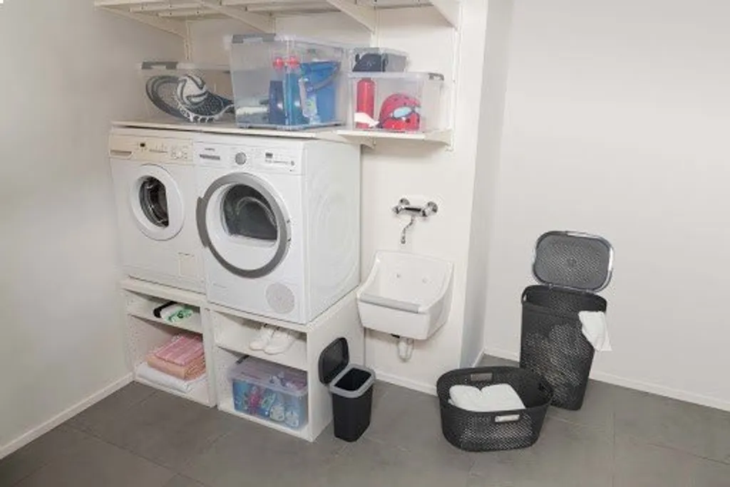 CURVER Wäschekiste 60L Infinity Dots - Recycelter Kunststoff - Grau – Bild 11