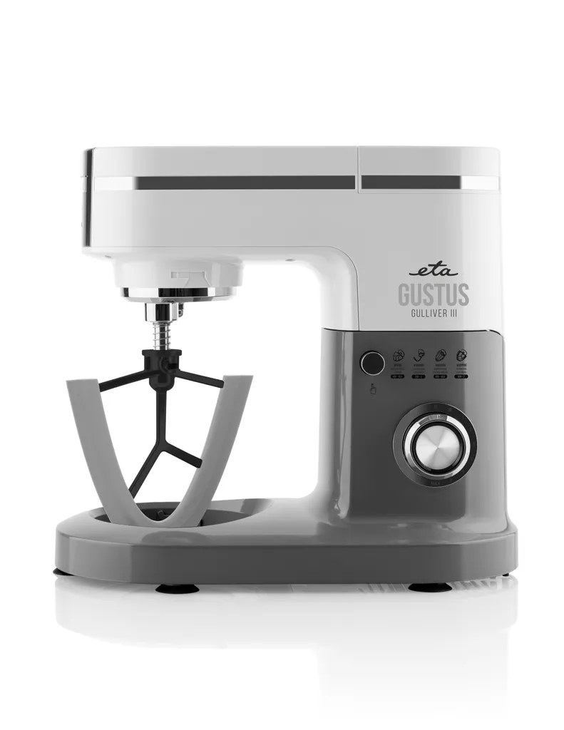 ETA Küchenmaschine Gustus Gulliver III ETA312890010, 1200 W, 5,5 L Schüssel, Metallgetriebe, Planeten Rührwerksystem, PULSE Funktion, Thermosicherung, Knethaken, Schlagbesen, Stufenlose Drehzahlregelung – Bild 6