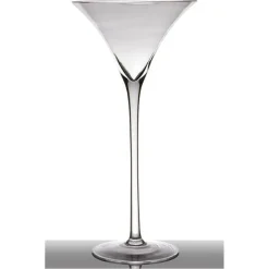 HAKBIJLGLASS XL Martiniglas, Dekoglas Auf Fuß H. 40cm D. 19,5cm Transparent Hakbijl